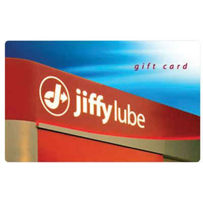 JIFFY LUBE<sup>&reg;</sup> $25 Gift Card - Come see our trained experts for an oil-change, preventive maintenance and more.