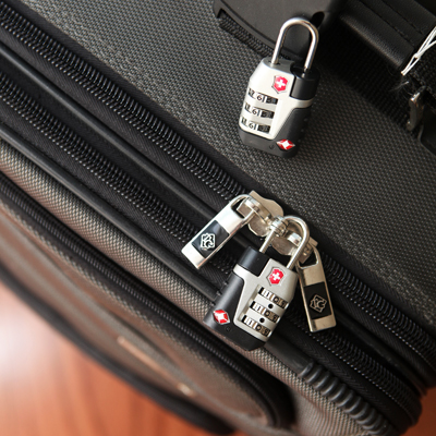 VICTORINOX® Travel Sentry™ Lock Set - This lock set is designed to deliver solutions for travel and everyday life. It keeps your items secure with airport approved key locks. It features Travel Sentry™ approved combination locks which secures your belongings while in transit and allows U.S airport security to open the lock without destroying it and relock it after inspection. They are also sized to fit through locking zipper sliders on luggage and business cases.